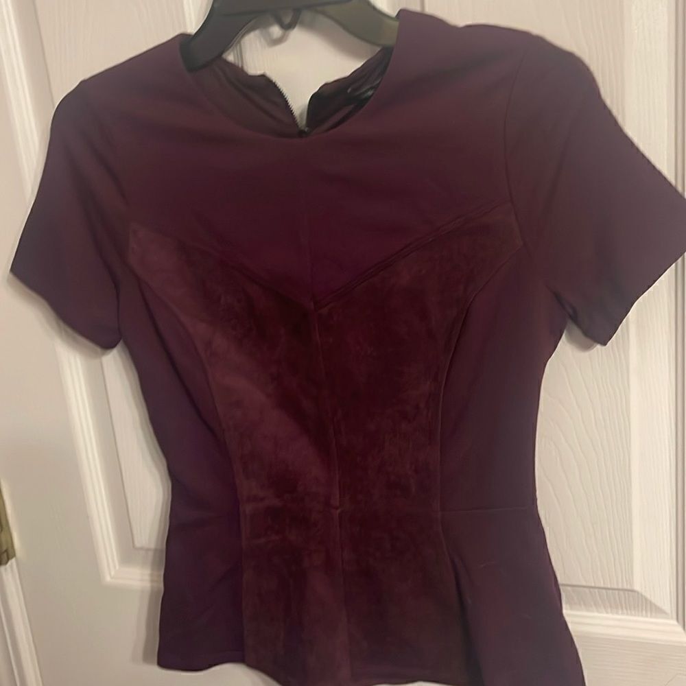 BCBG MaxAzria Peplum Blouse. XSmall